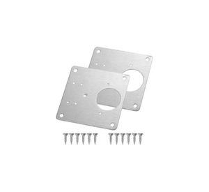Set 2 Placas Reparación Bisagra Puerta Armario Mueble