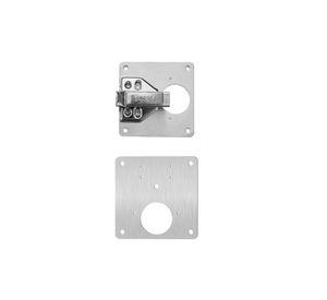 Set 2 Placas Reparación Bisagra Puerta Armario Mueble
