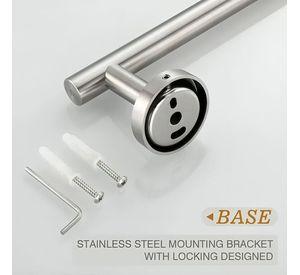 Barra Seguridad Para Discapacitados Abatible Acero Inox 60cm