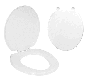 Asiento Y Tapa De Baño Wc Blanca