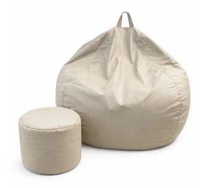 Puff Pera Eco Cuero talla XL Joytek 120x80cm