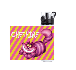BOTELLA GATO DE LOS DESEOS CHESHIRE