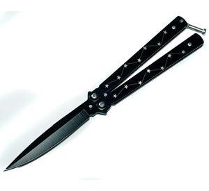 Cuchillo Navaja Mariposa Black Star Balisong Ai46