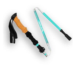 Bastones De Trekking 2 Unidades Par Plegable Celeste