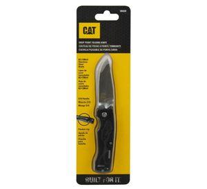 CUCHILLO NAVAJA PLEGABLE CAT 980000 PUNTA CURVA