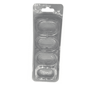 Set De 12 Ganchos Para Cortina De Baño Transparente