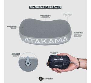 Almohada Inflable Baker Gris Atakama Outdoor