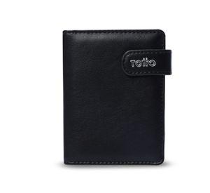 Porta Documentos Style con RFID Blocker Negro Totto