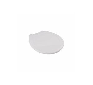 Tapa Baño WC Asiento Inodoro Redondo Universal 42x39x4 CM Blanco
