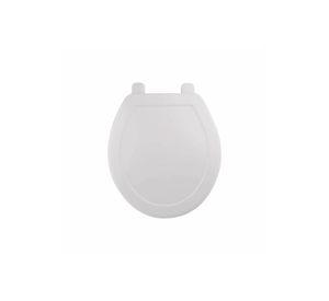 Tapa Baño WC Asiento Inodoro Redondo Universal 42x39x4 CM Blanco