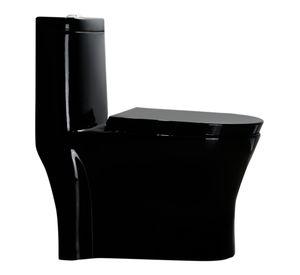 Wc One Piece Negro con Sello Antifuga 30cm 2002