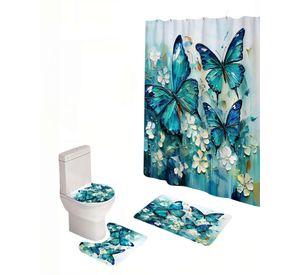 PACK DE 4 PIEZAS PARA BAÑO CON ESTAMPADO 6