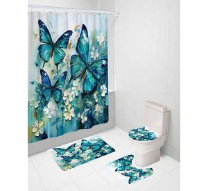 PACK DE 4 PIEZAS PARA BAÑO CON ESTAMPADO 6