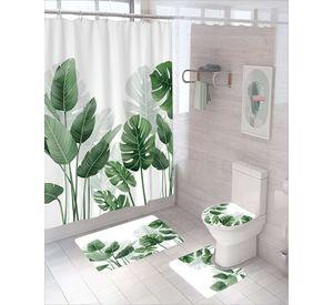 SET DE 4 PIEZAS PARA BAÑO CON ESTAMPADO 9