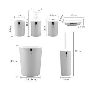 Juego De Baño De 6 Piezas Accesorios