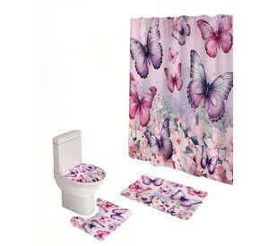 SET DE 4 PIEZAS PARA BAÑO CON ESTAMPADO 10