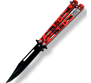 Navaja Mariposa Hibrida Entrena Red Inferno AL09