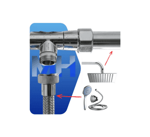 Adaptador Ducha Aquakit Desviador De Flujo Gasfiteria