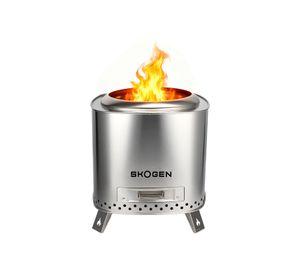 Fogón Brasero sin Humo Cuadrado Portátil 50 cm – Kub