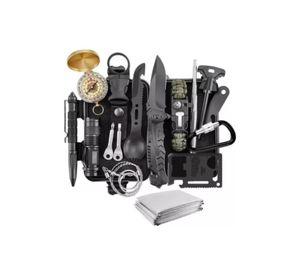 Kit Supervivencia Emergencia Multiherramienta 18 Piezas