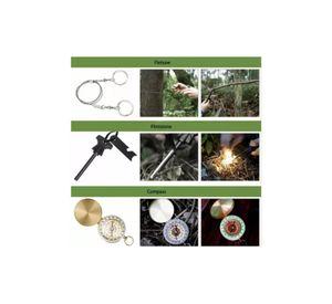Kit Supervivencia Emergencia Multiherramienta 18 Piezas