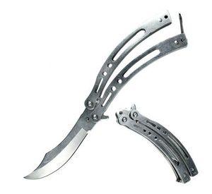 Navaja Mariposa Silver Rifts 26 Cms