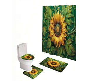 SET DE 4 PIEZAS PARA BAÑO CON ESTAMPADO 22