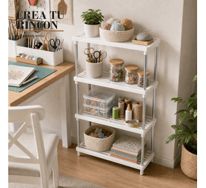 Organizador Multifuncional Manualidades 4 Niveles Plastico Metal 171