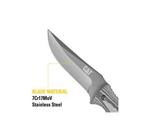 CUCHILLO FIJO CAT 980013 PUNTA FIJA CURVA