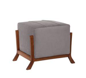Pouf Marsella Tela Velvet Gris