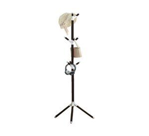 Colgador Perchero Tripo De Metal Adorno Ropa Sombrero - Negro