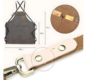 Delantal Pechera Unisex Multiuso Hogar Trabajo Parrilla