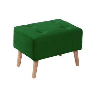 Pouf Niza Tela Velvet Verde