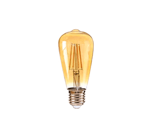 Pack 5 Ampolletas Led St64 E27 8w 2700k