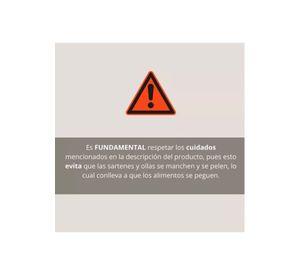 Batería de cocina de 5 piezas, antiadherente, cerámica marmolada