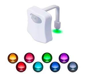 Luz Led Para Inodoro Wc Baño Con Sensor Movimiento 8 Colores