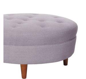 Pouf Paris Lino Gris Claro