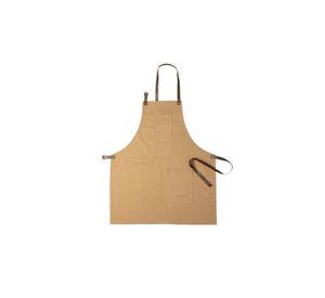 Delantal Pechera 100% Algodón Vurcex Khaki