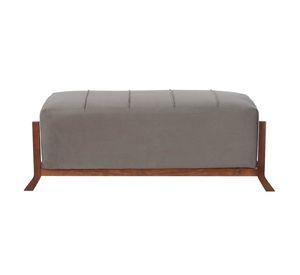 Banqueta Marsella Tela Velvet Gris