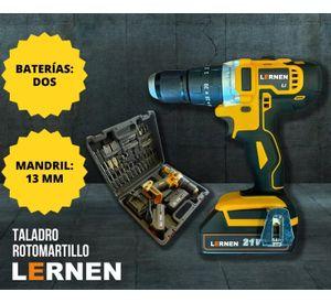 Taladro Inalámbrico Percutor Pro + 2 Baterías 13 Mm