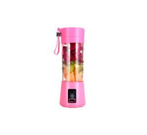 Batidora Licuadora Juguera Portátil USB Recargable 400 ML Rosa