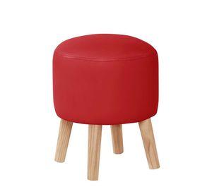 Pouf Nantes Pu Rojo