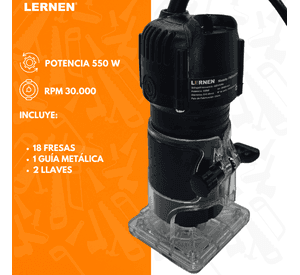 Kit Fresadora Router Tupi 6-6.35mm - 220v 50hz - 550w