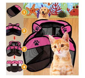 Corral Portatil 91x91x58cm Para Perros O Gatos Mascotas