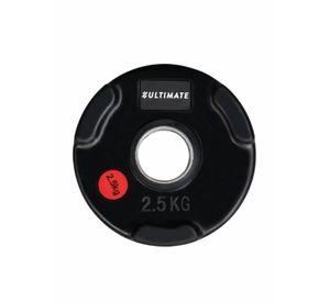 Disco Olímpico Engomado con Agarres 2.5 kg