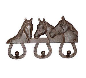 Perchero de pared dise帽o caballos