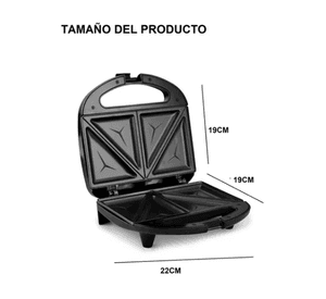Sandwichera Eléctrica Tostadora De Pan