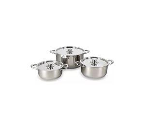 Batería de cocina de 6 piezas, acero inoxidable, Wens 420-6SS