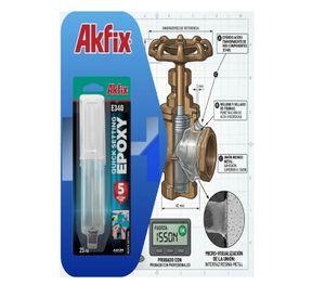 Adhesivo Epoxi Multiuso Akfix E340 Jeringa 25ml Transparente
