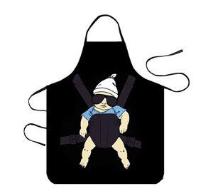 Delantal Cocina Divertido Hangover Baby Carlos
